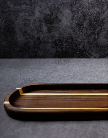 Handcrafted Walnut Serving Tray