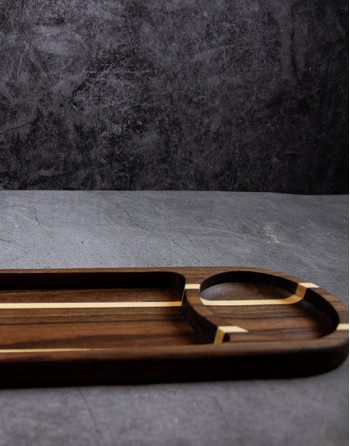 Handcrafted Walnut Serving Tray